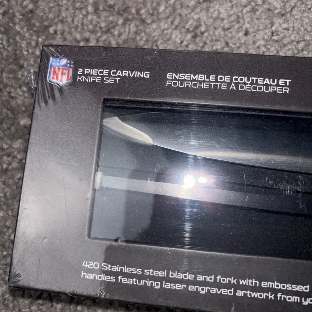 Philadelphia Eagles Carving Set 2 Piece Carving Knife set Factory Sealed NEW